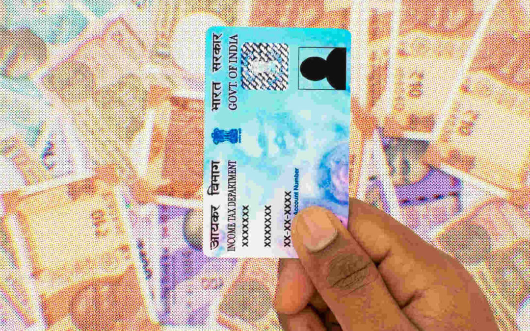 PAN card in a Student's hand to signify how to apply for student PAN card