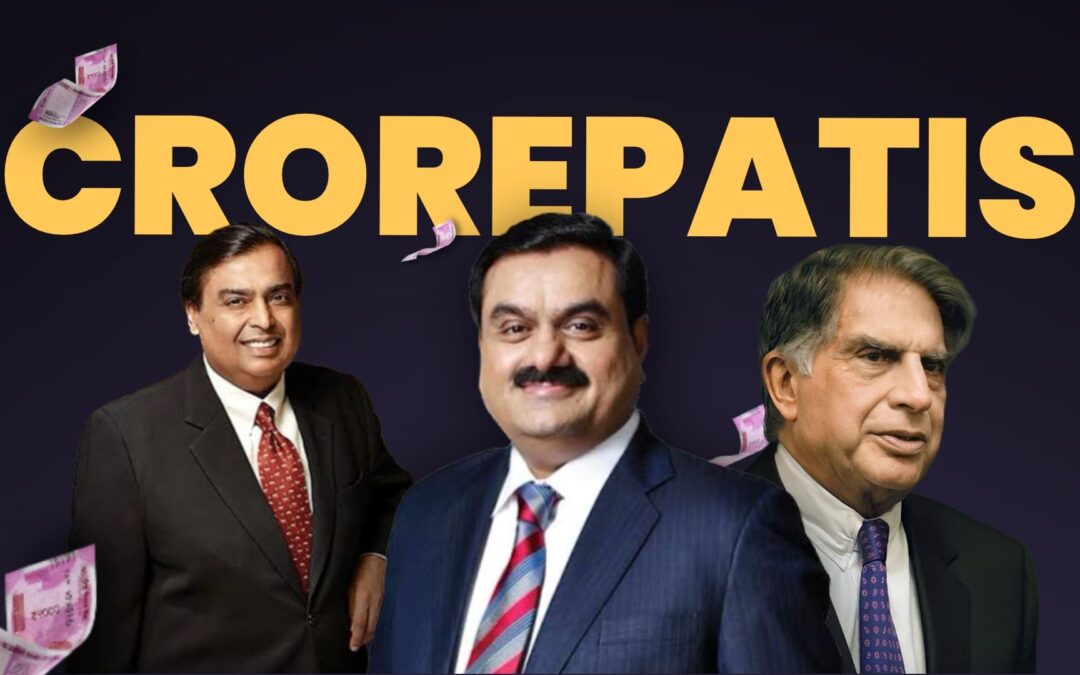 Picture of ratan tata, gautam adani and mukesh ambani to answer the question of where do millionaires invest.