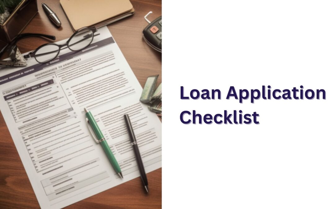 Loan application checklist