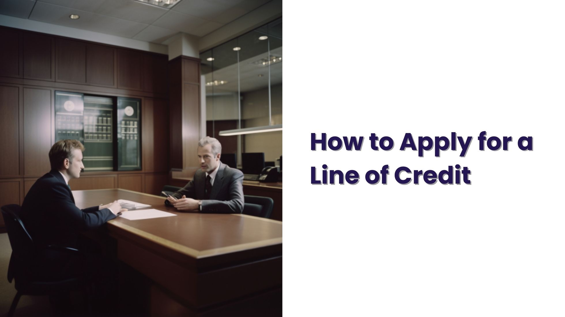 How To Apply For A Personal Line Of Credit